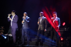"Il Divo " This quartet with members of different nationalities has presented us their first album entirely in Spanish at the Festival : Starlite 2016